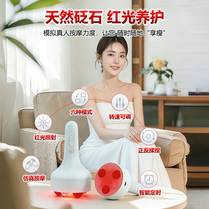 Bianstone Abdominal Massager 104x180mm Kneading Massage With Red Light Heating For Stomach Relief - Product Image 3
