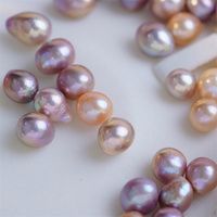Perle d'eau douce naturelle de couleur rose lavande spéciale, perle baroque Edison, prix de gros