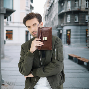Borsa a <span class=keywords><strong>tracolla</strong></span> da <span class=keywords><strong>uomo</strong></span> in pelle di vacchetta di alta qualità borsa a <span class=keywords><strong>tracolla</strong></span> antifurto per 8.3 ''Ipad in pelle conciata al vegetale <span class=keywords><strong>pochette</strong></span> da <span class=keywords><strong>uomo</strong></span> - Product Image 6