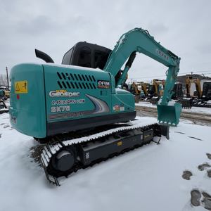 Mini Kobelco SK75 d'occasion, excavatrices hydrauliques sur chenilles d'occasion, 7,5 tonnes, Kobelco SK75-8 SK75C, pelles à godets d'occasion - Product Image 1