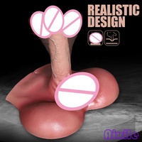 Dildo Realista con Fuerte Ventosa, Juguete Sexual para Adultos, Dildo Manos Libres con Textura de Piel Realista y Venas para Mujeres y Parejas