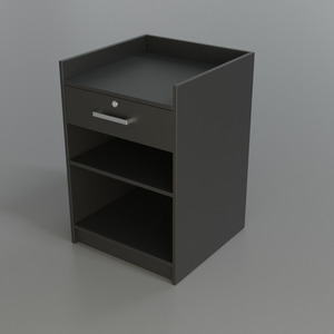 Comptoir de caisse en bois <span class=keywords><strong>KEWAY</strong></span>, comptoir de caisse en MDF mélaminé avec 3 serrures pour supermarché, magasin de détail - Product Image 6