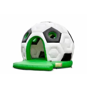 Outdoors Games Standard Soccer Ball Bouncy Castle Inflatable Football Bouncer Castle Giant Jumping Bounce House for Kids