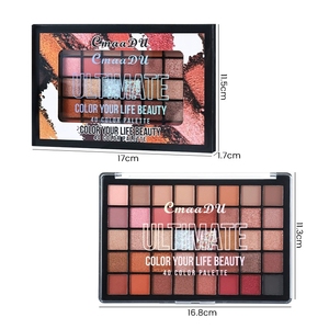 Palette de Couleurs Exclusive Transfrontalière Européenne et Américaine, <span class=keywords><strong>Fard</strong></span> <span class=keywords><strong>à</strong></span> Paupières Poudre Nacré Mat Couleurs Terre Minérales 90g Couleur Unique - Product Image 6