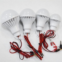Ampoule LED à faible tension alimentée par batterie Aulipur 12V/24V/36V, culot à vis E27, adaptée à un usage domestique et à l'éclairage public extérieur