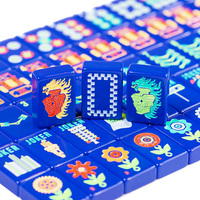 Set Mahjong Mewah Melamin Modern Seri Motor City 2026, Ubin Berukir Dua Sisi, Poles Berkilau, Premium, Kustom untuk Kasino dan Perjudian
