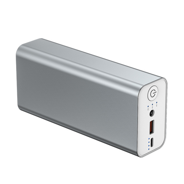 New Portable PD65W Mini UPS Power Bank 30000Mah Fast Charging Aluminum Alloy Notebook Power Banks for Laptop