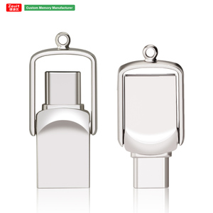 2-Trong-1 Kép <span class=keywords><strong>USB</strong></span> Key 8GB 64GB OTG Kim Loại Flash Disk Loại C Bộ Nhớ Gậy Ngón Tay Cái Ổ Đĩa <span class=keywords><strong>USB</strong></span> Flash Drive 2.0 Cho Android Điện Thoại Di Động - Product Image 1