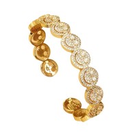 Ensemble de bijoux ouverts en cuivre et zircon vintage, style européen et américain, pour bracelet et bague, élégant et polyvalent