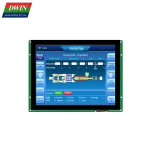 Dwin Industrial Linux Display 8 Inch 1024*768 Ips Lcd Brede Kijkhoek Touchscreen Monitor Ingebed Capacitief Aanraakscherm