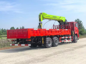 Camion grue de fret Shacman 10 roues 12T avec télécommande sans fil - Product Image 2