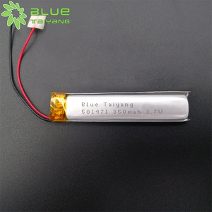 ブルーTaiyang 501471充電式ライオンバッテリー3.7v 350mahポリマーLi Ionバッテリー - Product Image 1