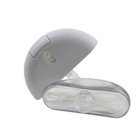 Flacon pulvérisateur portable de voyage en forme d'œuf, en plastique PETG résistant aux hautes températures, format carte, 30 ml, rechargeable, pour alcool ou gel hydroalcoolique