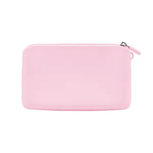 Small Makeup Bag Silicone Waterproof Cosmetic Bag For Women Toiletry Bag Travel Organizer Mini Cosmetic Zipper Pouch