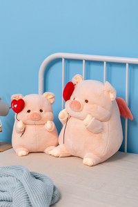 Kích thước lớn Kawaii Angel <span class=keywords><strong>Pig</strong></span> Plush đồ chơi màu hồng ventine của ngày món quà thú nhồi bông anims <span class=keywords><strong>Pig</strong></span> - Product Image 5