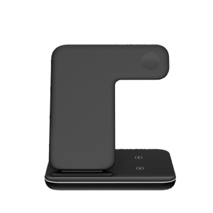 Sạc không dây đa năng <span class=keywords><strong>3</strong></span> trong <span class=keywords><strong>1</strong></span>, sạc nhanh, nhỏ gọn cho điện thoại, đồng hồ thông minh - Product Image 2