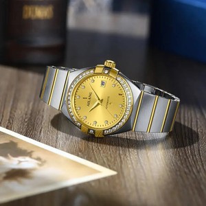 Montre mécanique automatique de <span class=keywords><strong>luxe</strong></span> pour <span class=keywords><strong>homme</strong></span> AILANG avec lunette sertie de diamants, cadran analogique en acier inoxydable, <span class=keywords><strong>Black</strong></span> <span class=keywords><strong>Friday</strong></span> 2026 - Product Image 2