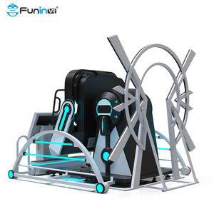 เก้าอี้เสมือนจริงในสวนสนุก ระบบจำลองการเคลื่อนไหว VR หมุนได้ 360 องศา แบบสมจริง อุปกรณ์สวนสนุกในร่ม VR 9 มิติ <5 - Product Image 4