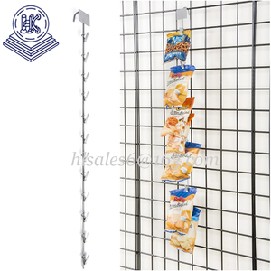 Promotion sol pose fil marchandise puces cintre étagères affichage alimentaire collation croustilles présentoirs en métal <span class=keywords><strong>hl</strong></span> - Product Image 4
