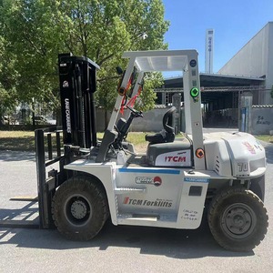 Montacargas Usado de Alta Calidad de 7 Toneladas, Diésel <span class=keywords><strong>TCM</strong></span> 70, 2 Etapas, 3 Etapas, <span class=keywords><strong>Manual</strong></span>, FD70 en Oferta, Montacargas <span class=keywords><strong>TCM</strong></span> - Product Image 3