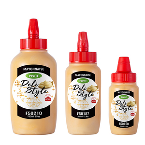 ขวดซอสมะเขือเทศพลาสติกแบบบีบสำหรับใส่ซอสมายองเนสขนาด7ออนซ์13ออนซ์25ออนซ์ PP ใส่ซอสพริกน้ำสลัด - Product Image 3