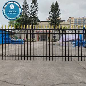 Piquets de clôture en métal en fer forgé de 6 pieds en gros Premier bois traité sous pression de l'usine directe de Guangzhou - Product Image 3