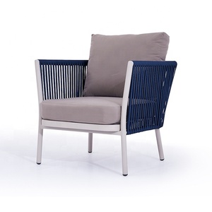 Muebles impermeables <span class=keywords><strong>de</strong></span> cuerda <span class=keywords><strong>de</strong></span> aluminio para exteriores, Patio, Villa, Hotel, apartamento, jardín, sofá, venta directa <span class=keywords><strong>de</strong></span> fábrica - Product Image 5