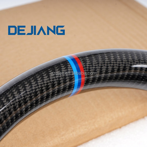 Volant en cuir perforé en fibre de carbone <span class=keywords><strong>Relly</strong></span> pour BMW E70 E81 E82 E90 E91 E92 E93 E87 E88 E89 E84, personnalisable, prêt à l'emploi - Product Image 3