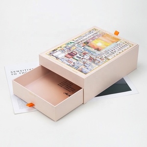 <span class=keywords><strong>2025</strong></span> tùy chỉnh thiết kế hai lớp ngăn kéo màu hồng hộp cứng MDF gỗ bao bì hộp Valentine Hộp quà tặng sang trọng - Product Image 3