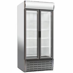 Refrigerador Exhibidor de Bebidas Vertical Comercial Klimasan con Certificación CE, 922 L, Puerta Única con Bisagras, Temperatura Única - Product Image 2
