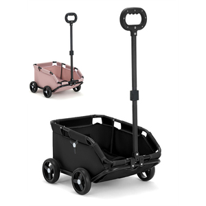 Đa-Chức Năng Gấp Vật Nuôi Xe Đẩy Cho Nhỏ Vừa Chó Mèo, 4 Bánh Xe Sang Trọng Ngoài Trời Du Lịch Tàu Sân Bay Với Dễ Dàng Lưu Trữ - Product Image 1