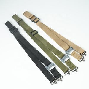戦術ナイロンMS4 2点調整式スリングストラップクイックリリースハンティングアクセサリー（2個のQDベースとバックル付き） - Product Image 2