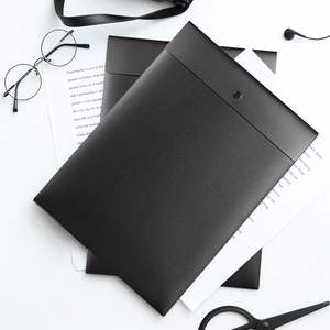 Cartelle Portadocumenti in Plastica con Chiusura a Bottone per Fogli Formato A4 - Product Image 2