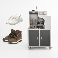Machine automatique haute performance pour le vapeurage, le retenue et le resserrement des chaussures, triple fonction, pour l'adoucissement des empeignes, équipement stable pour la fabrication de chaussures