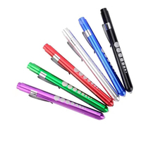 Lampes de stylo médical à led colorées, lampe de poche d'inspection de travail de premiers secours, torche de médecin, d'infirmière, lampe de poche d'urgence multifonction