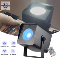 Bothlighting Nouveauté Projecteur LED Mini Par 40W RGBW sur batterie sans fil DMX pour DJ, événements, mariages, scène, bar