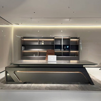 Ensemble de bureau et chaise de direction 2026 au design moderne et éco-responsable – Bureau modulaire exécutif