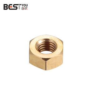 विन्यास योग्य एम 8 एम 10 एम 12 एम 14 एम 16 एम 18 एम 20 एम 20 पीतल के ठीक धागे पतली प्रकाश नट मानक तांबे हेक्सागोनल फ्लैट स्क्रू कैप - Product Image 2