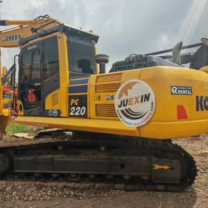 Excavatrice sur chenilles d'occasion d'origine japonaise KOMATSU PC220-8 de 20 tonnes, moteur Perkins, capacité de la benne Kawasaki de 1,0 m³, noyau inclus, 20 tonnes - Product Image 1