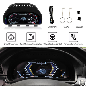 Display Digitale per Cruscotto F10 F15 F18 F25, Strumentazione e Tachimetro con CarPlay Wireless per BMW Serie 5 6 7 X3 X4 X5 X6 - Product Image 5