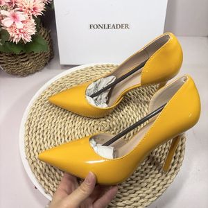 รองเท้าส้นสูงผู้หญิงแบบเซ็กซี่ทันสมัย หนังแก้วสะท้อนแสง ส้นเข็มสูง สำหรับงานแต่งงาน - Product Image 6