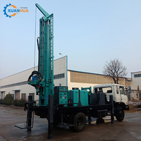 Système complet de forage de puits d'eau monté sur camion pour forages profonds de 200 m avec moteur et engrenages – Service tout-en-un