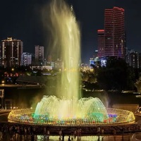 Spectacle de lumière et d'eau éblouissant, ornement luxueux pour place publique, fontaine musicale d'eau de grande envergure haut de gamme