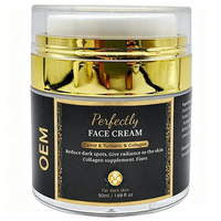 Kit de Soins Bio OEM à Marque Blanche à la Vitamine C : Crème Visage Éclaircissante, Lait Corporel, Anti-Âge, Réparateur Taches Brunes, au Collagène