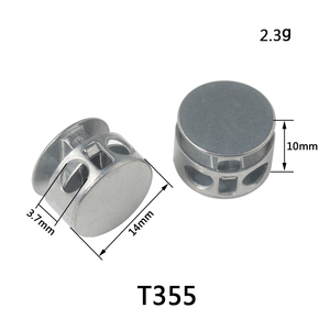 Mạnh mẽ chống trượt màu đen kim loại dây Stopper mạ kỹ thuật không xác định dây khóa Stopper - Product Image 3