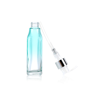 Botella Cosmética Transparente Verde de 100ml 120ml con Bomba para Lociones de Cuidado de la Piel, Bomba de Presión, Logotipo Serigrafiado, Color Personalizado - Product Image 2