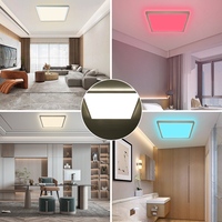 Ultra mince smart wifi tuya lampe simple éclairage moderne personnalité dimmable RGBW plafonniers plafond décoratif pour la maison enfants