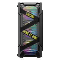 Boîtier d'ordinateur de jeu ATX Micro ITX, tour moyenne, tour RGB, livraison rapide