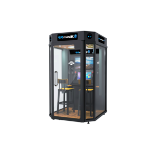 Mini distributeur automatique personnalisé, console de jeu simulateur de chant, cabine karaoké avec structure métallique, sans évaluation - Product Image 3