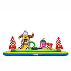 Grand toboggan <span class=keywords><strong>aquatique</strong></span> gonflable pour les écoles, les camps et les événements communautaires, style babouin - Product Image 2